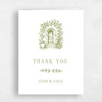 Green Wedding Thank You - Passage Portrait