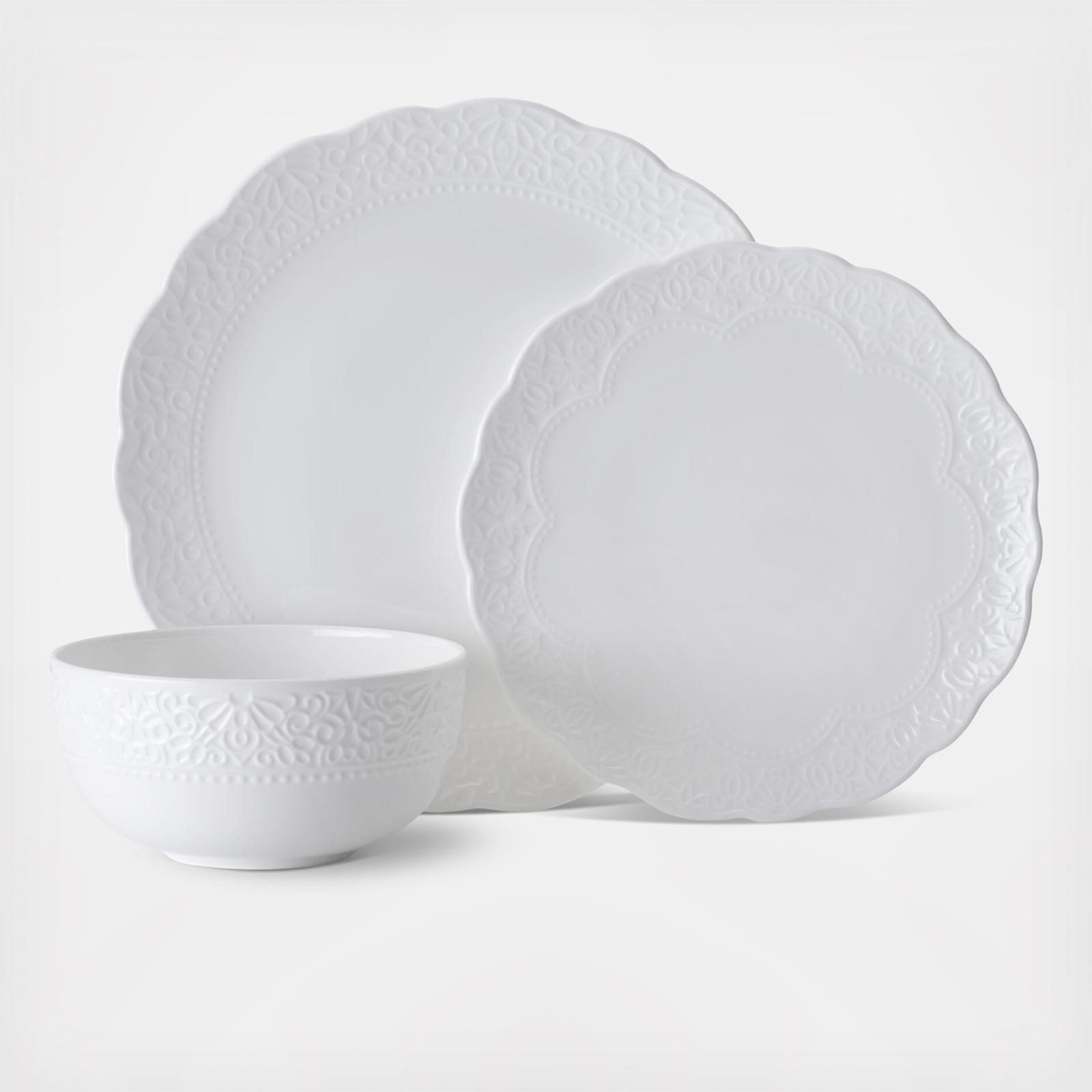 Mikasa, Abigail 12-Piece Dinnerware Set, Service for 4 | Zola