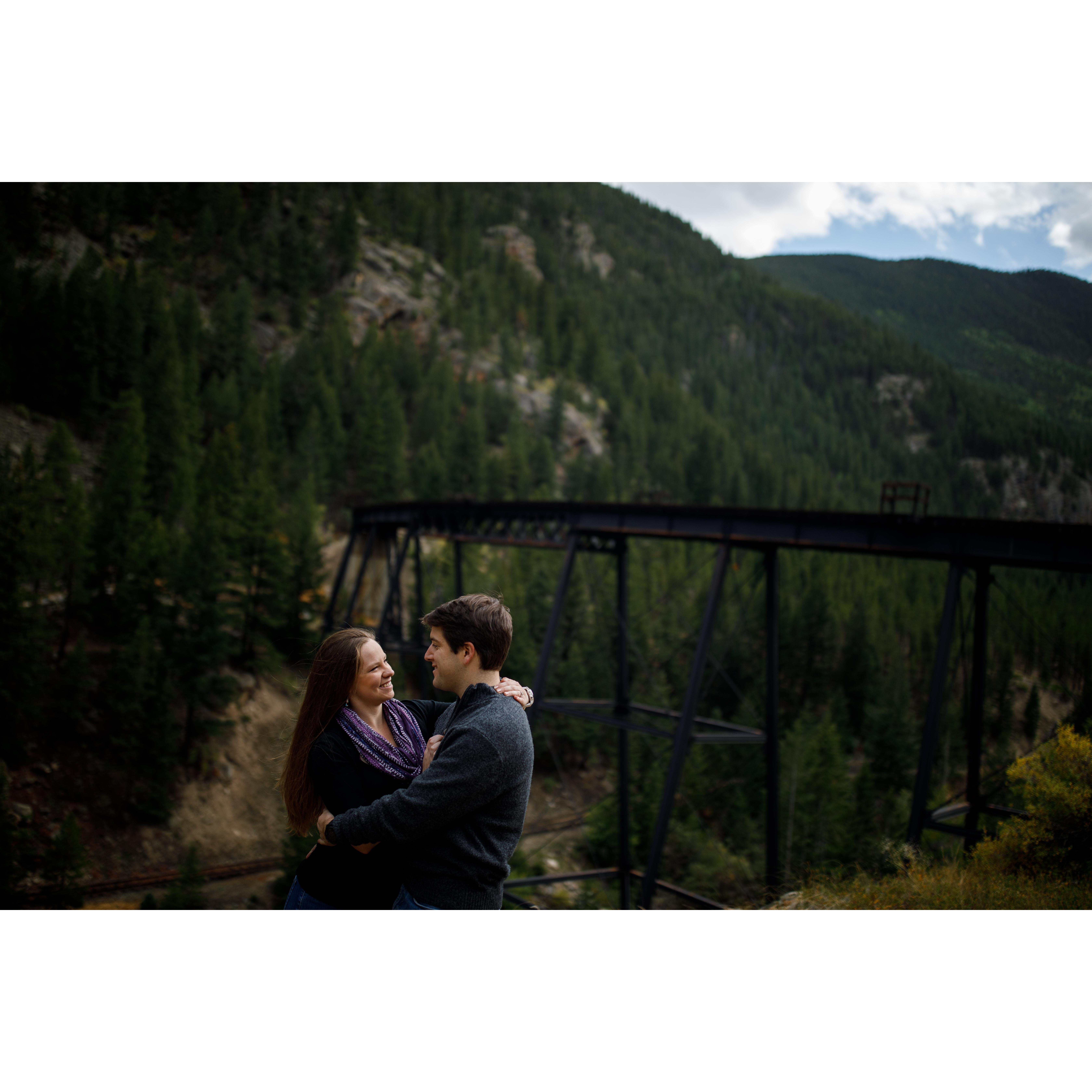Chris and Madeline celebrate their engagement in Georgetown, 2019. Photo by Justin Edmonds