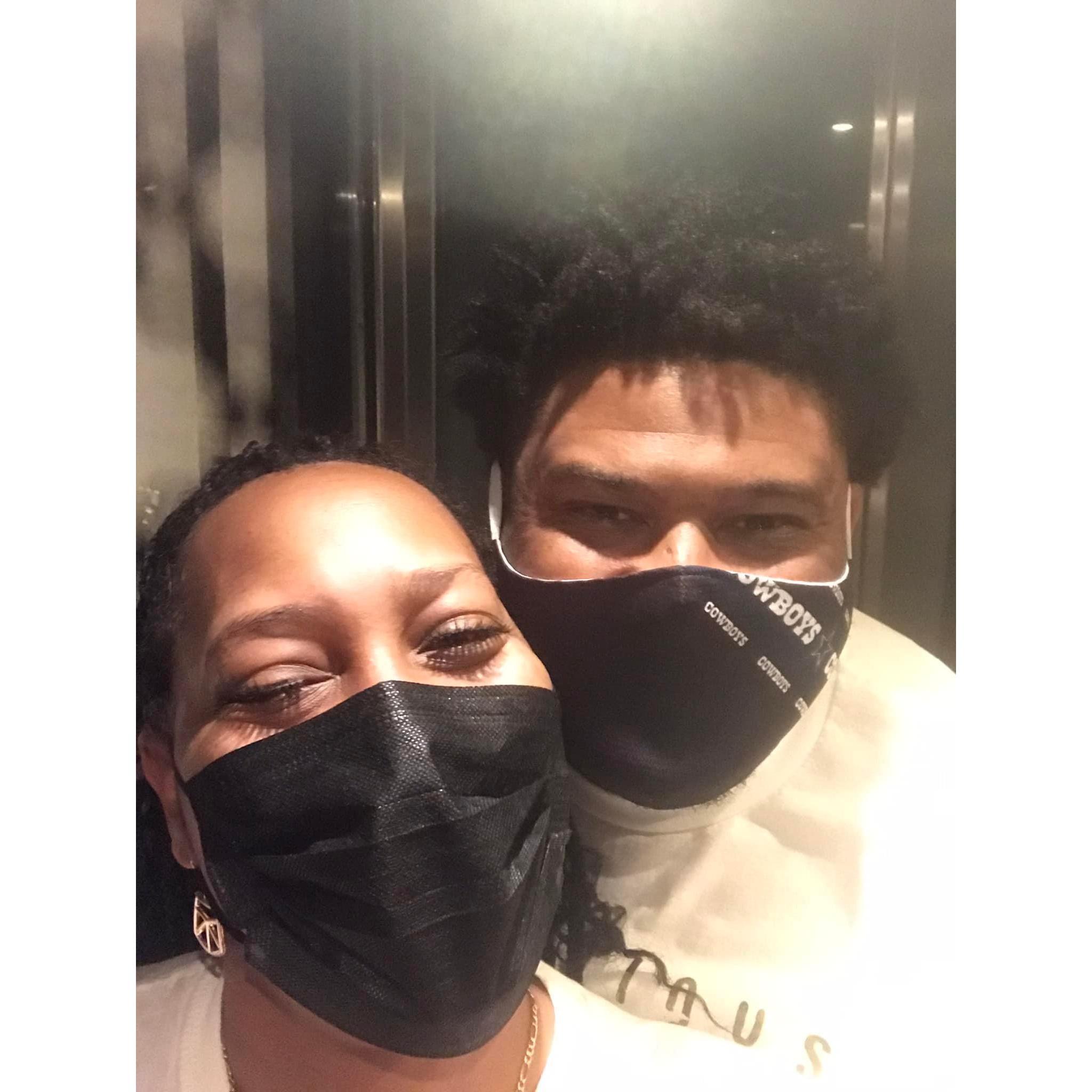 Random elevator selfie