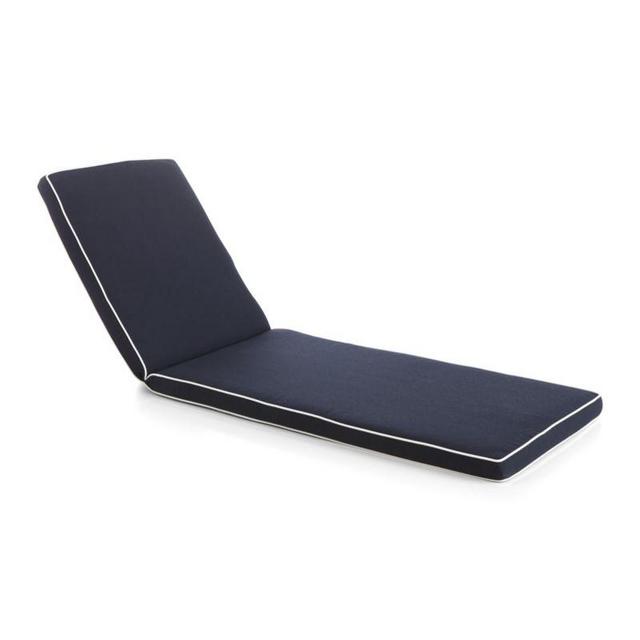 Regatta Cabana Stripe Navy Sunbrella ® Chaise Lounge Cushion