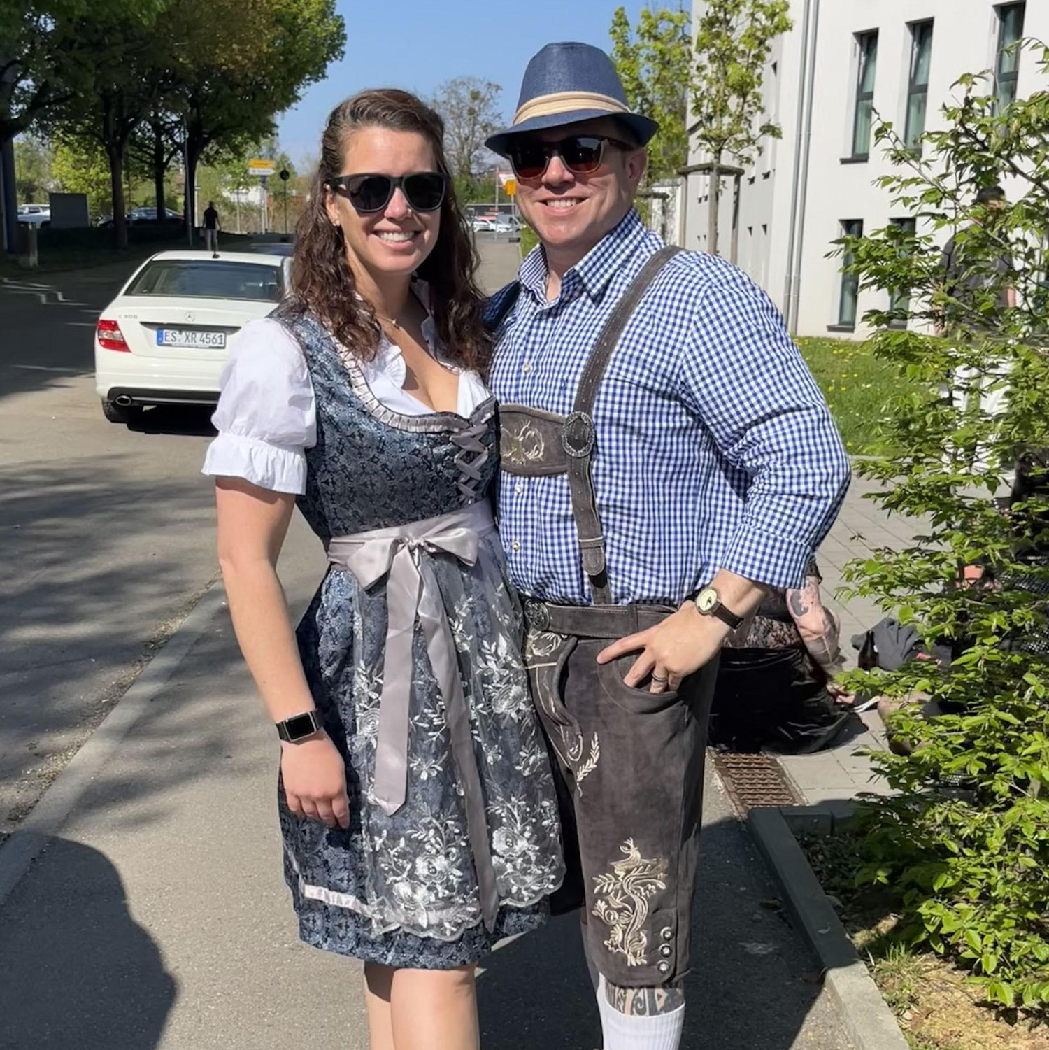 Brigitte and Cameron went back to Stuttgart, Germany to celebrate Frühling Fest.