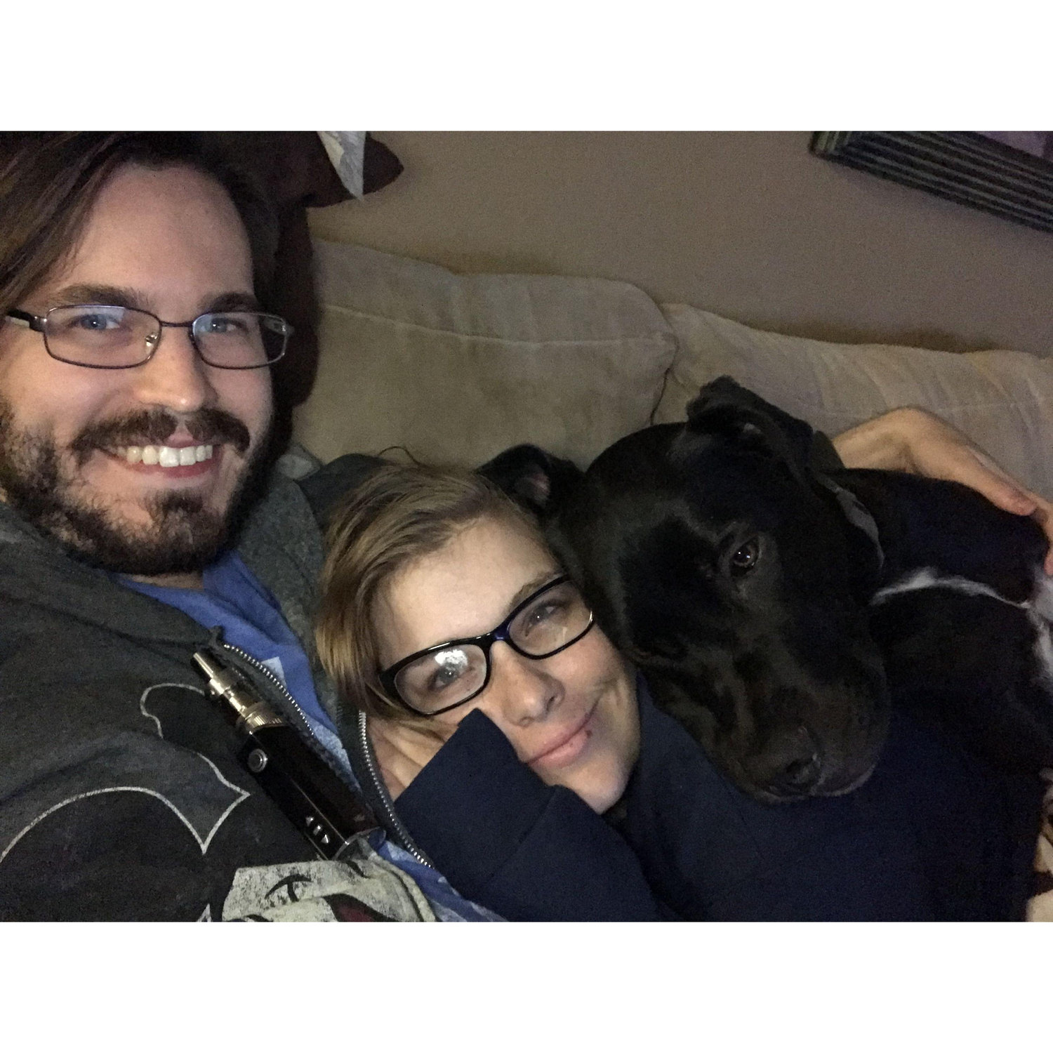 One of many family movie nights!