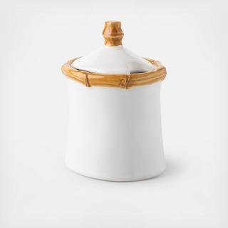 Classic Bamboo Lidded Sugar Bowl