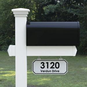Personalized Post Mounted Mailbox