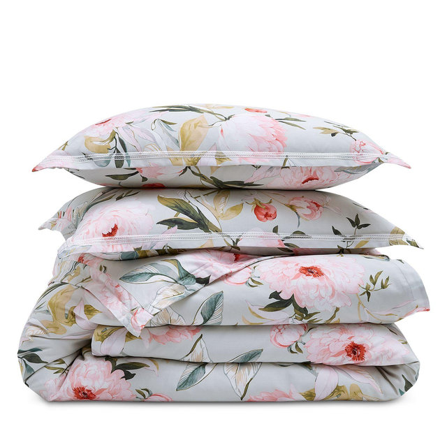 Sky Spring Peony Duvet Cover Set, Full/Queen - Exclusive