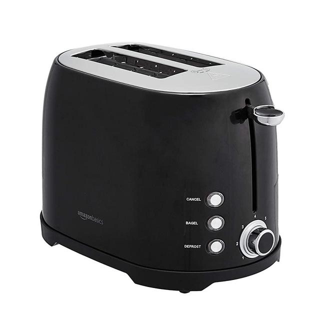 AmazonBasics 2-Slot Toaster, Black
