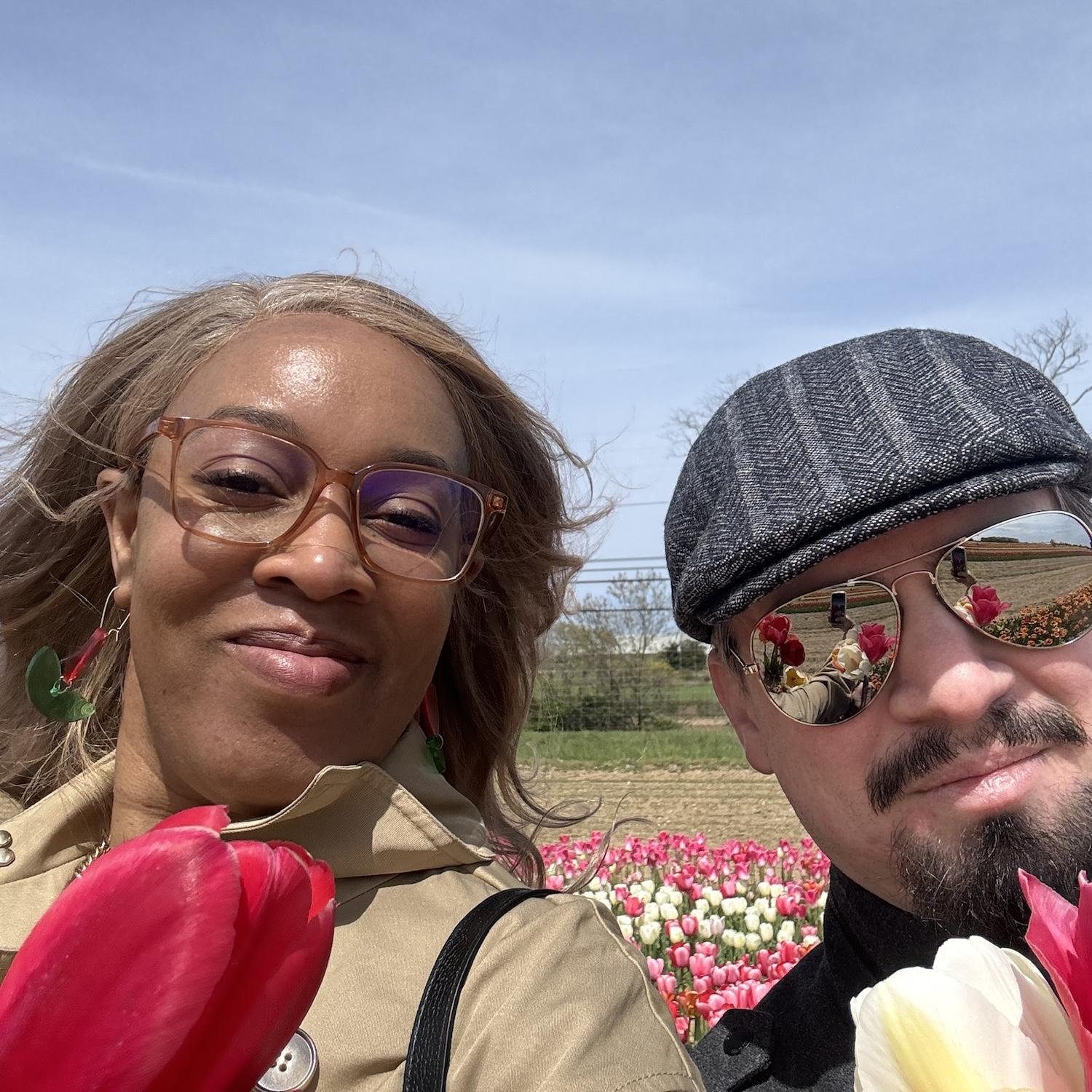 Tiptoeing thru the tulips