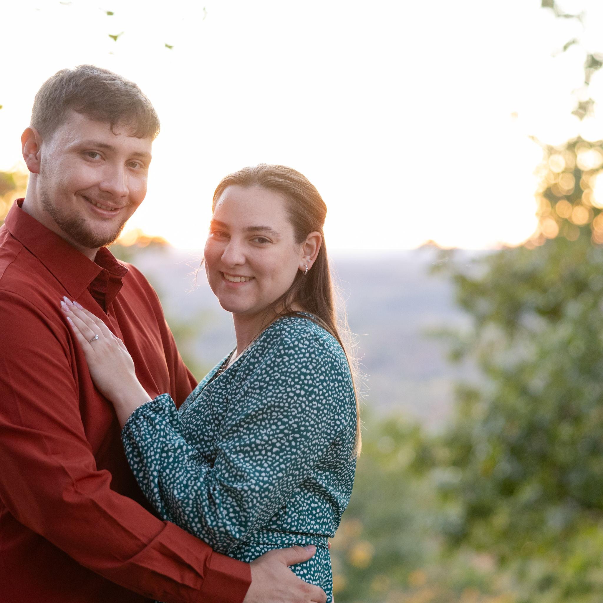 Engagement photos we had done in Morrow Mountain, in Albermarle! Photos taken by Kim Yandle. ©