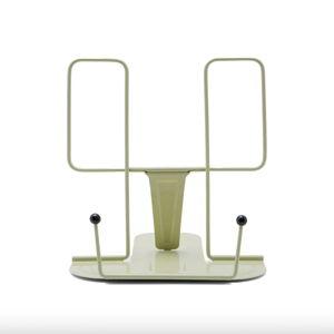 Metal Book Stand - Ivory White