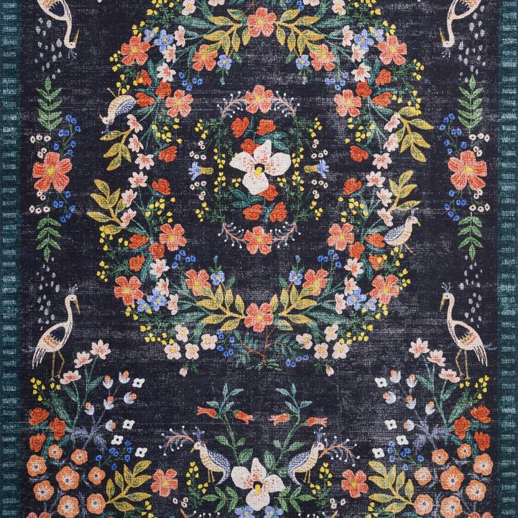 Rifle Paper Co X Loloi Palais Floral Wreath Rug Zola