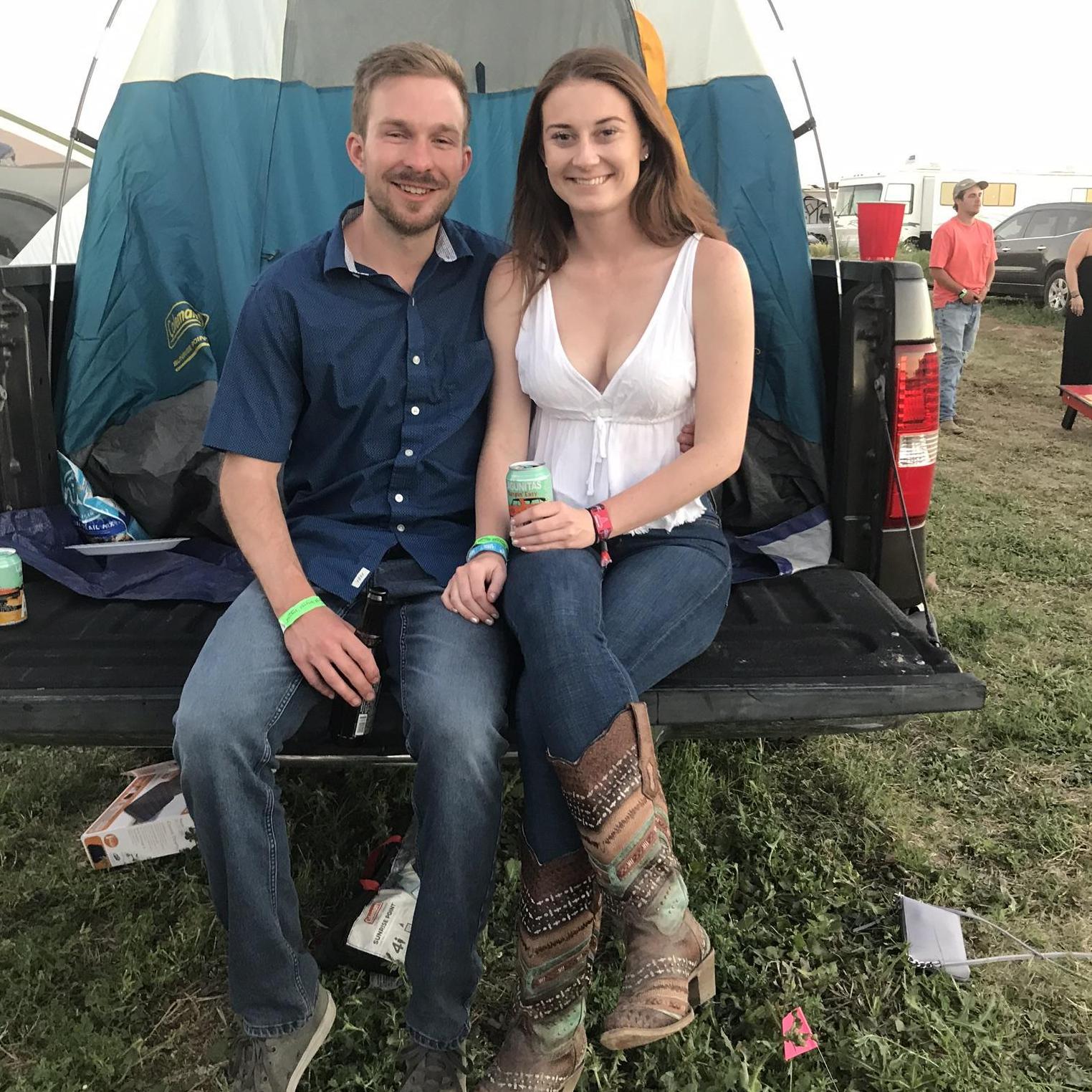 Our first time at Country Thunder together!