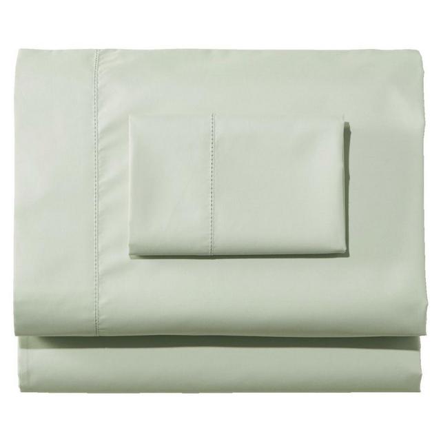 Pastel Mint - Queen - 280-Thread-Count Pima Cotton Percale Sheet Set | Sheets at L.L.Bean