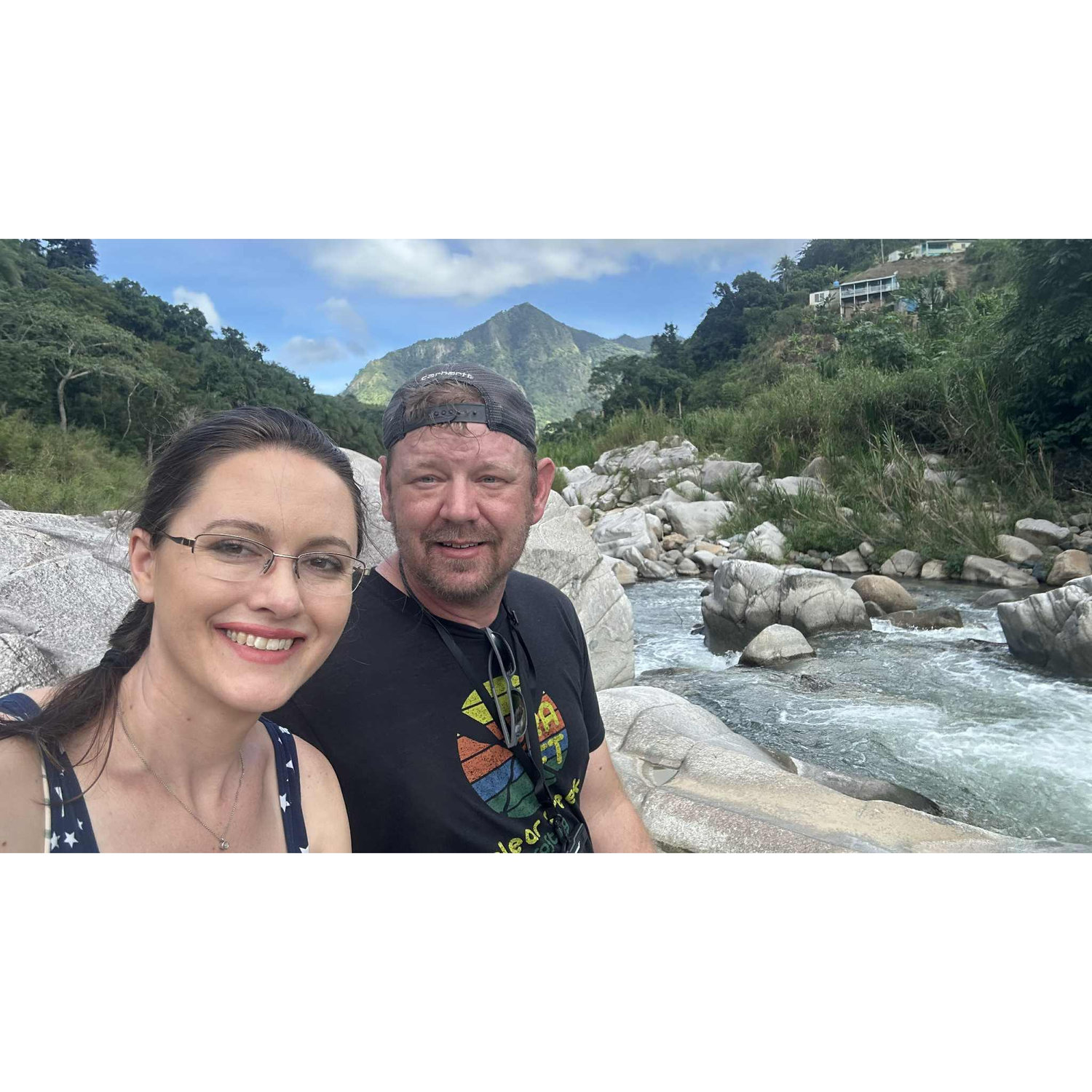 In Puerto Rico at Canon Blanco.