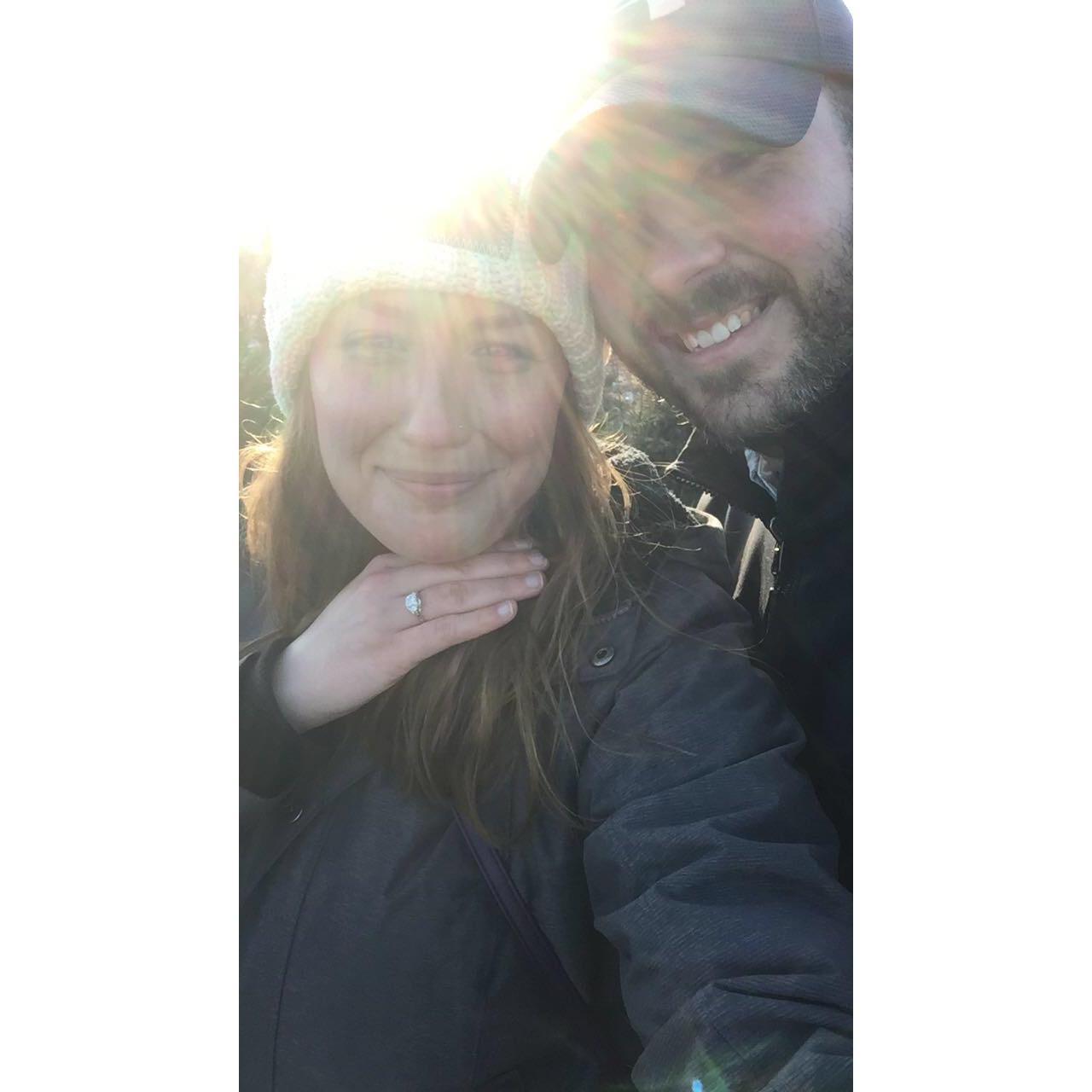 12/8/18 Right after Kevin proposed.
