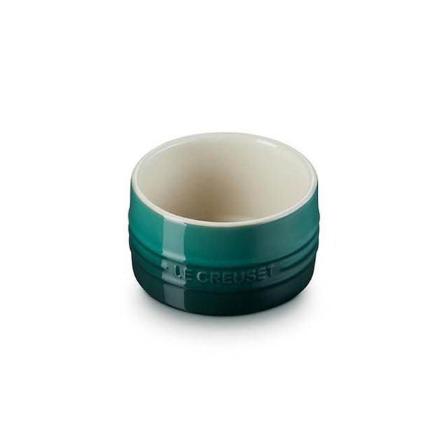Le Creuset Stoneware Round Straight Wall Ramekin, 6.75oz., Artichaut