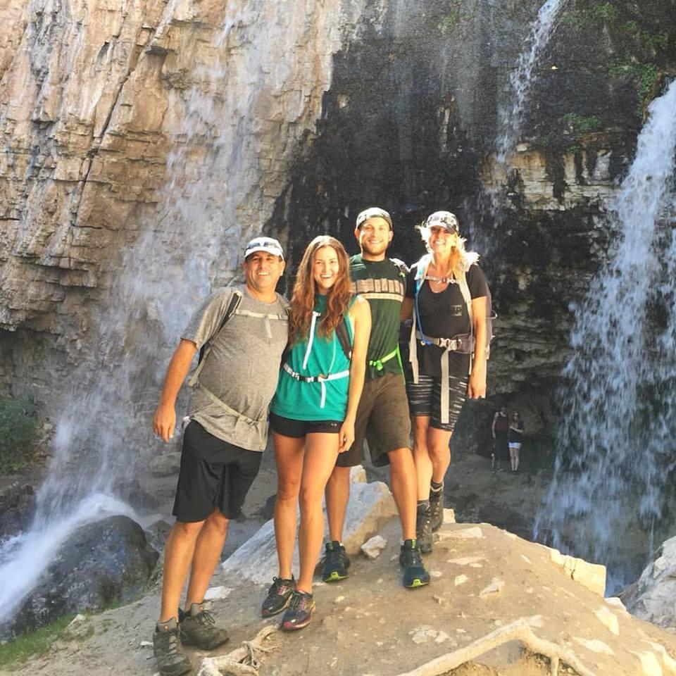 Hiking Hanging Lake with Brittney's parents