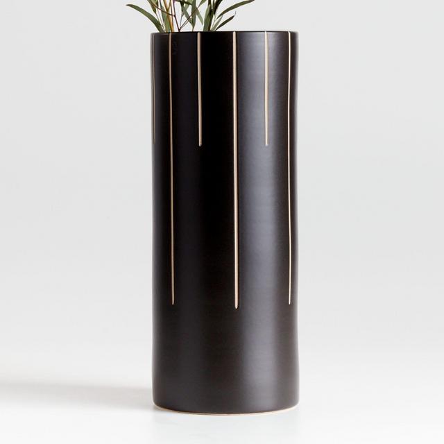 Anvers Large Black Vase