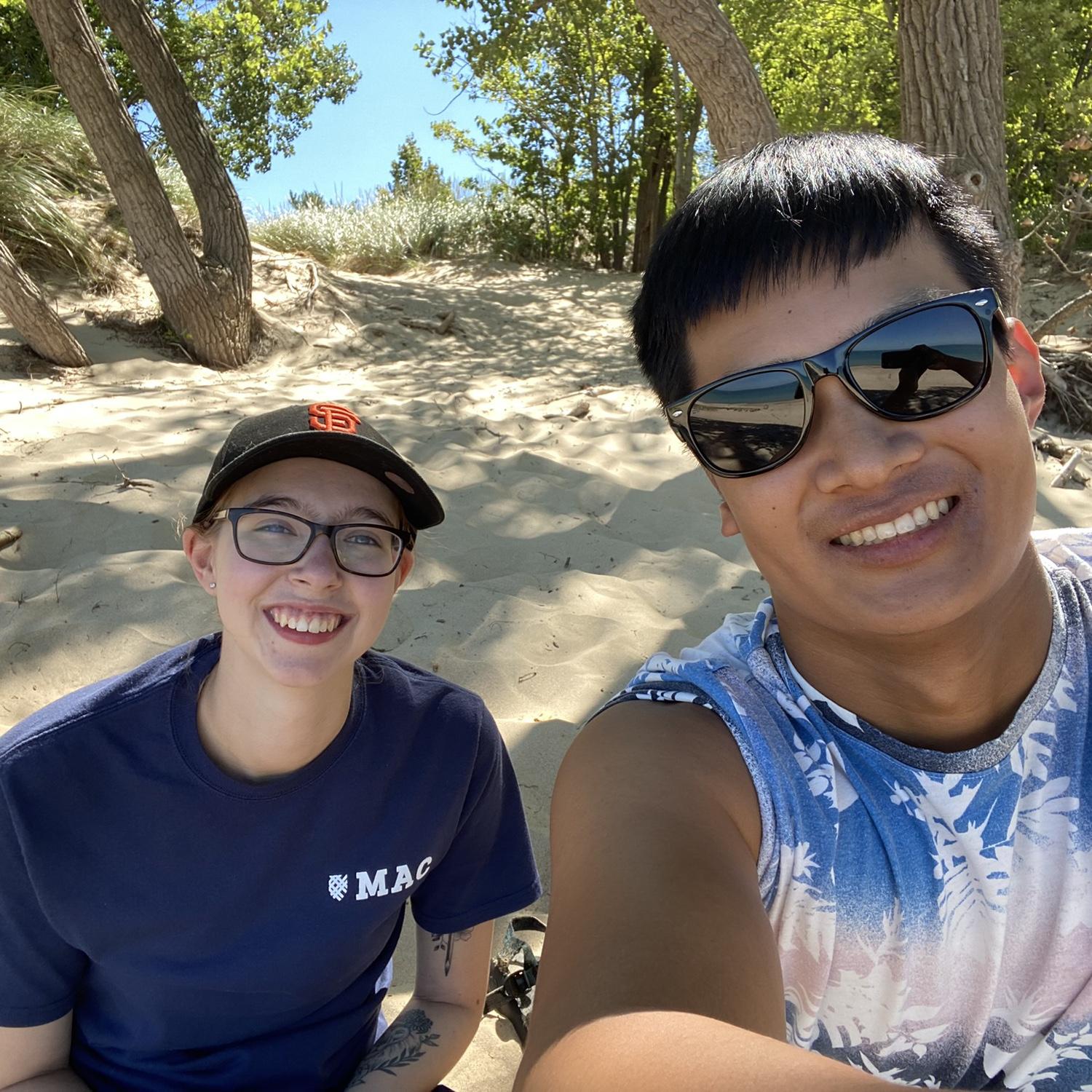 Indiana sand dunes, August 2023