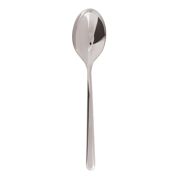 Linear Stainless Steel Serving Spoon, 9 1/4 inch