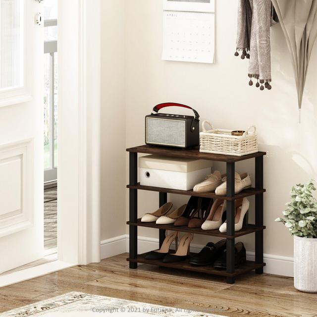12 Pair Stackable Shoe Rack