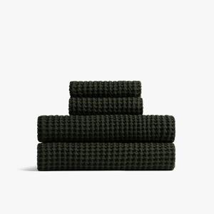2+2 Waffle Bath Bundle - EVERGREEN