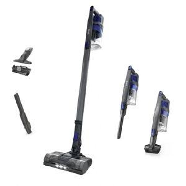 Shark - Pet Cordless Stick Vacuum with XL Dust Cup, LED Headlights - Blue Iris
