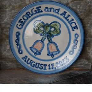 Personalized Wedding Plate