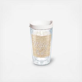 Wifey Tumbler with Travel Lid