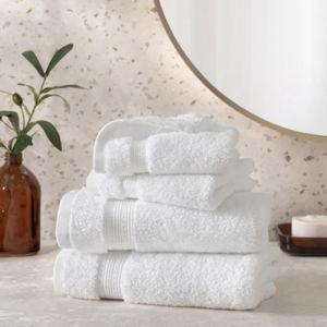 Charisma 100% Hygrocotton Towel Sets | White Hand Towels & Wash Cloths
