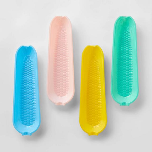 4pk Corn Dishes Summer Colors - Sun Squad™