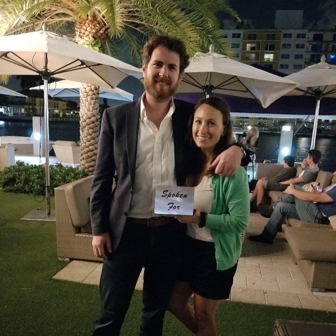 Right after we got engaged