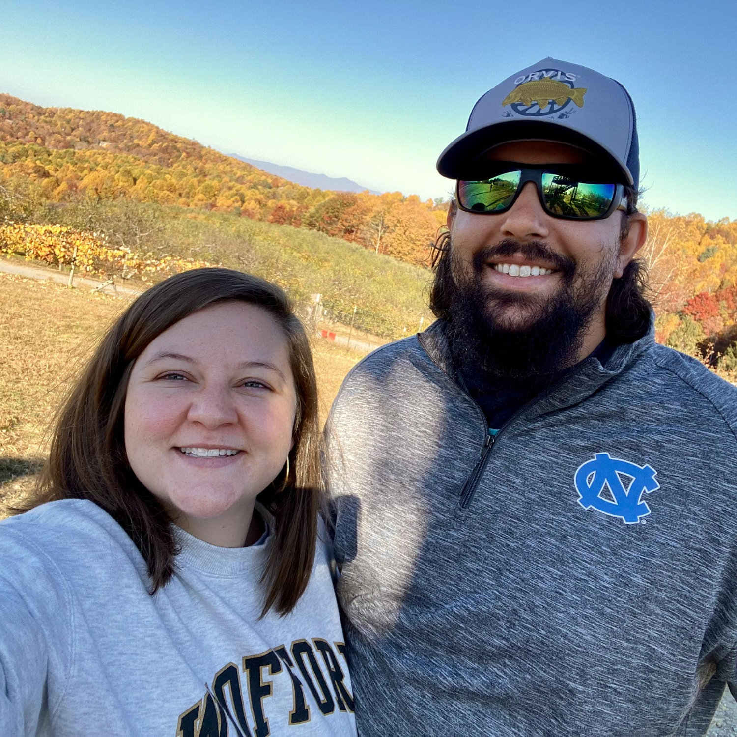 Weekend trip to apple picking and wine tasting