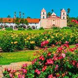Old Mission Santa Barbara and Rose Garden