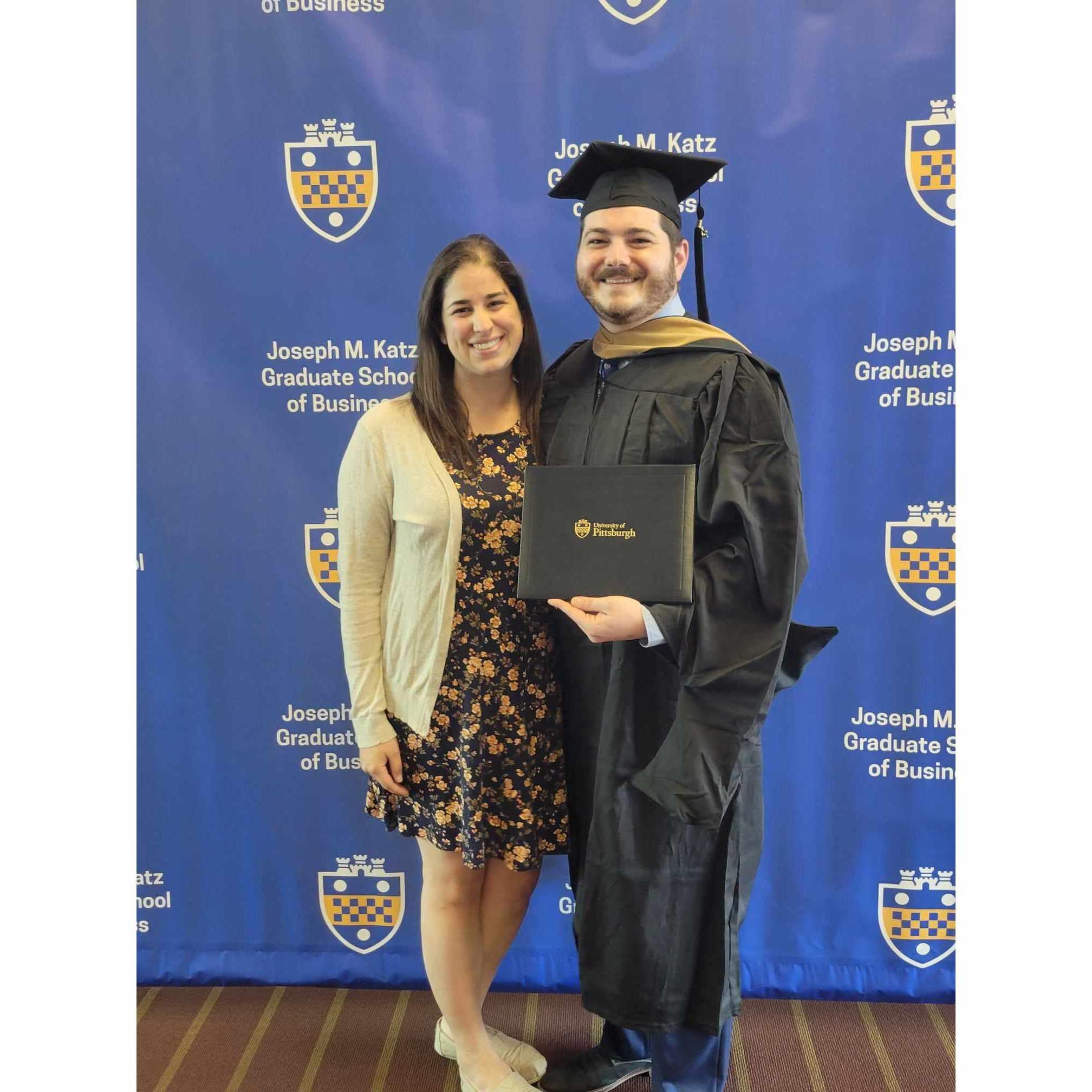 Mike's belated Business School Graduation 2022