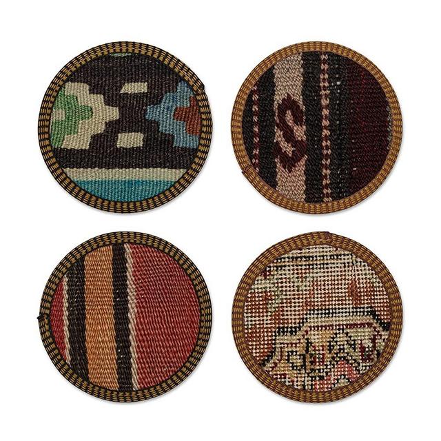 Kilim Coasters, Set of 4