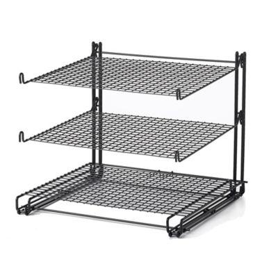 Betty Crocker 3-Tier Non-Stick Cooling Rack in Black