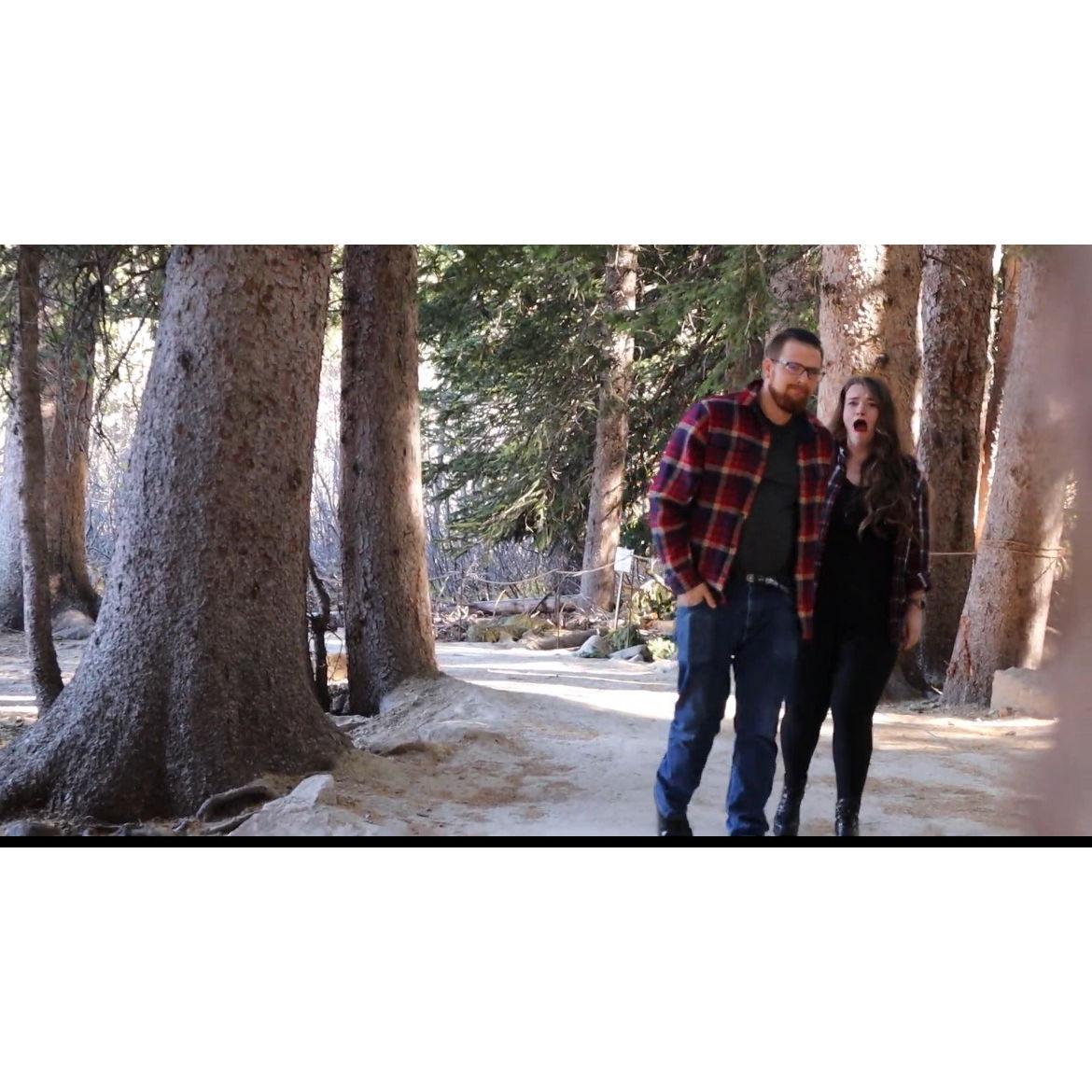 The proposal was very much a surprise!