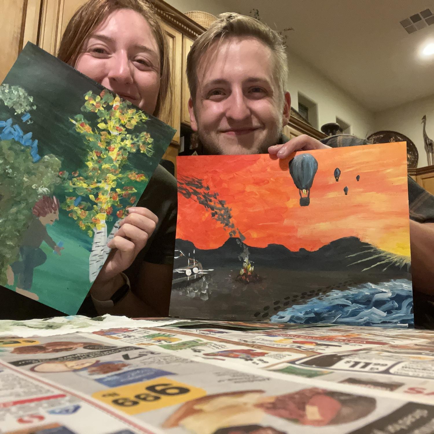 Painting switcharoo competition!