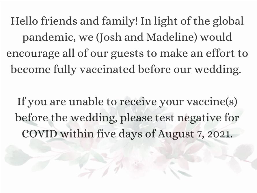 The Wedding Website of Madeline Roberts and Josh Callaway