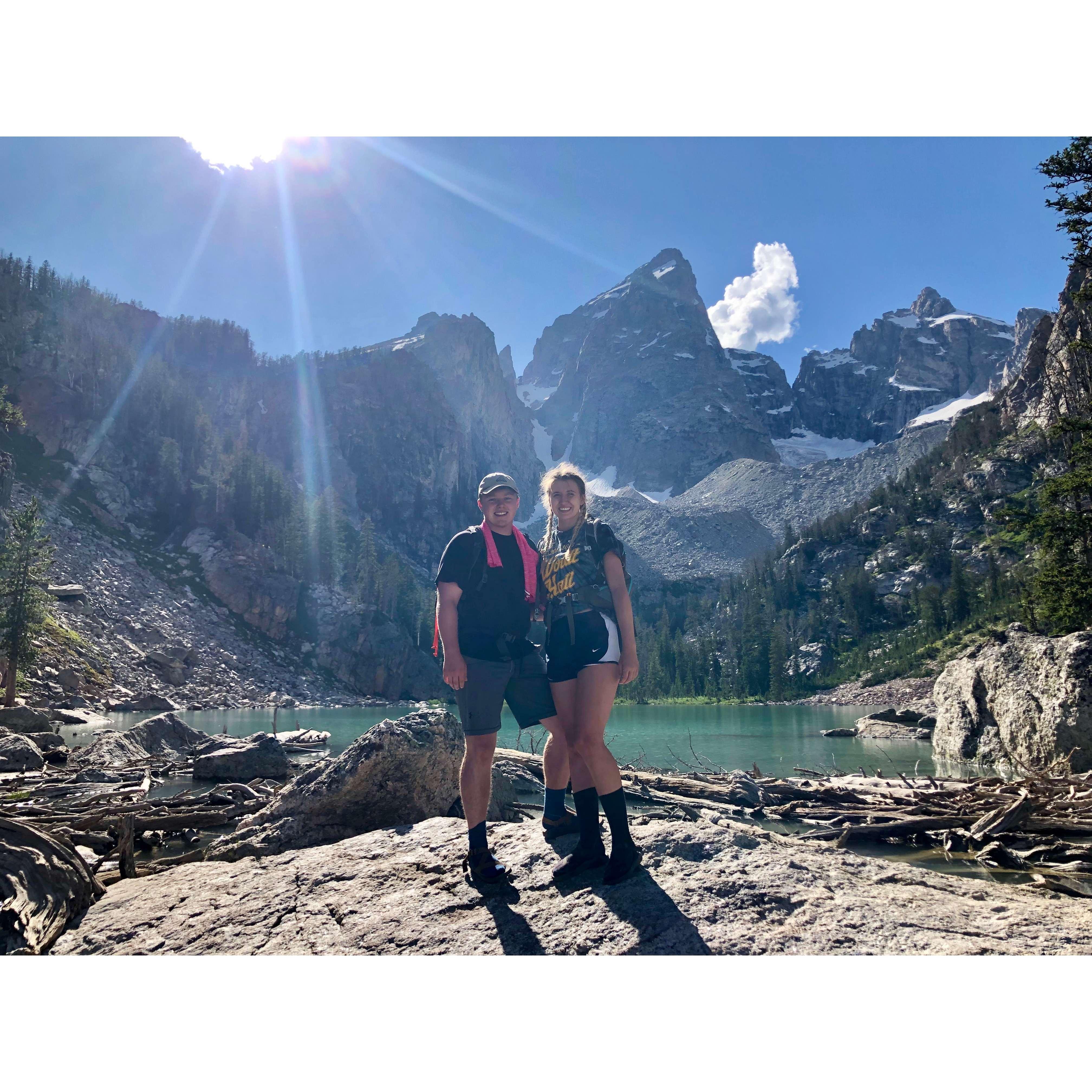 Delta Lake in Grand Teton National Park 