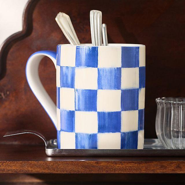 MacKenzie-Childs Check Porcelain Mug