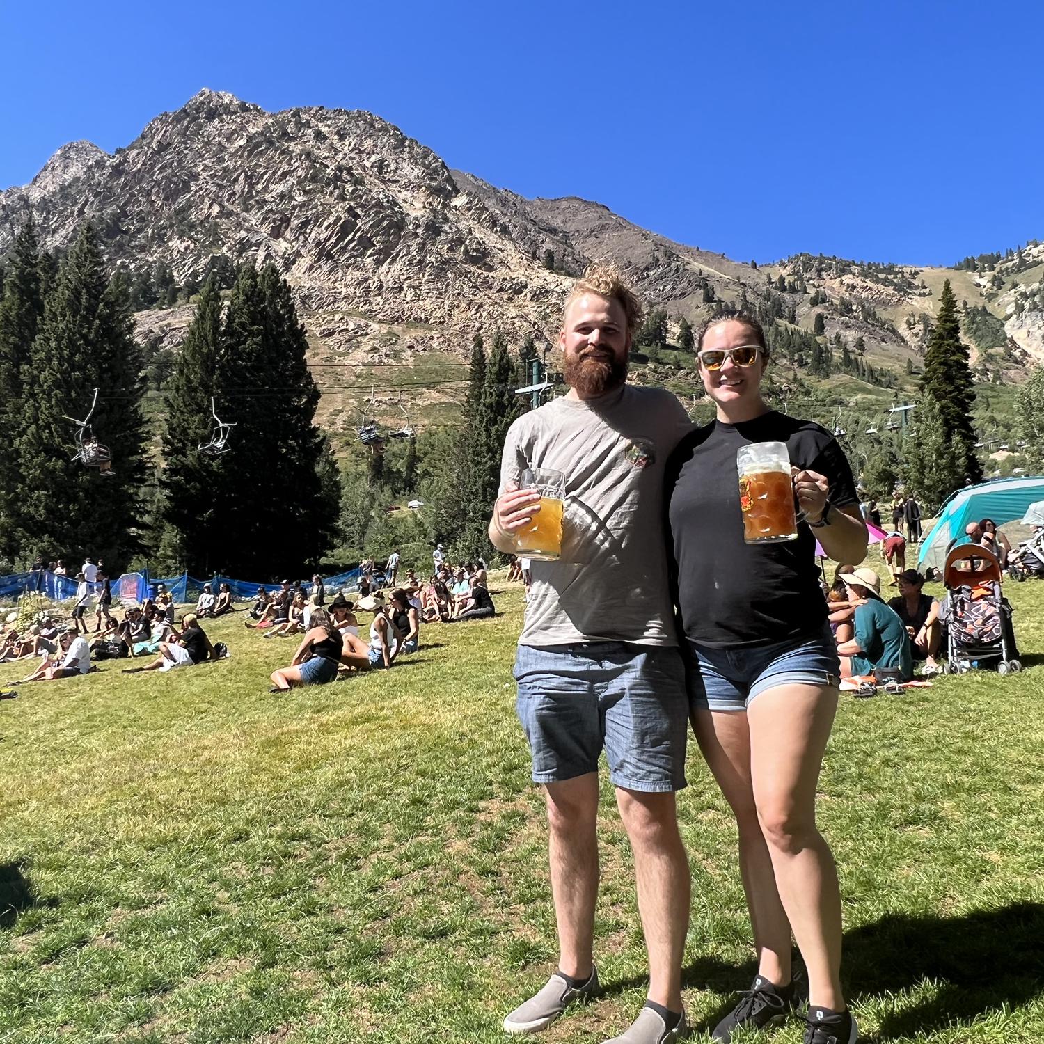 First Oktoberfest together in September, 2022