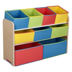 Delta Children Multi-Color Deluxe Toy Organizer with Storage Bins