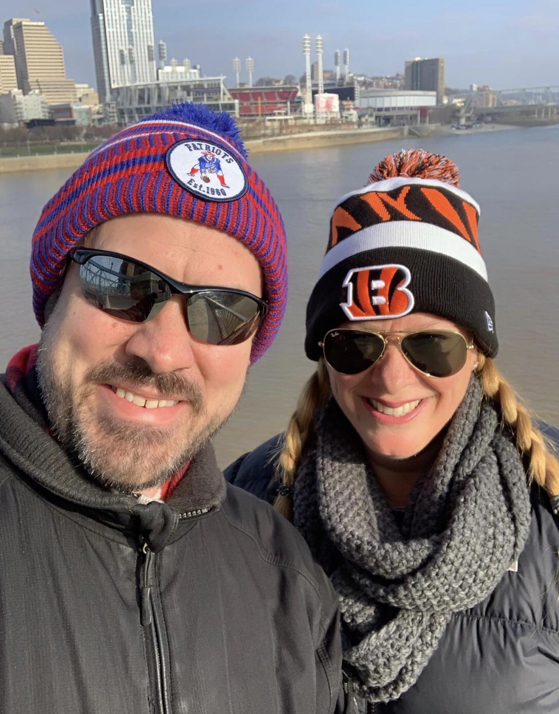 Off to the Bengals/Patriots game, 2019