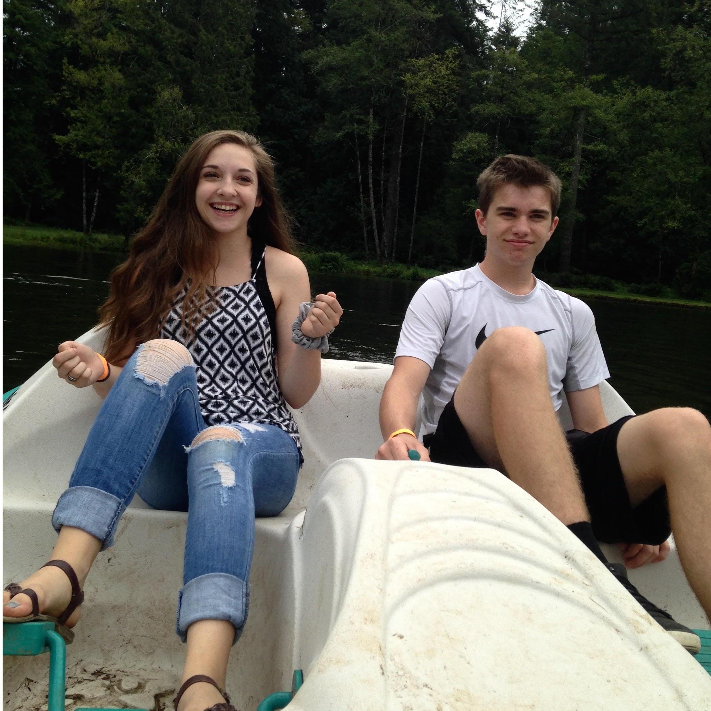 Awww baby David and Hannah- 2016