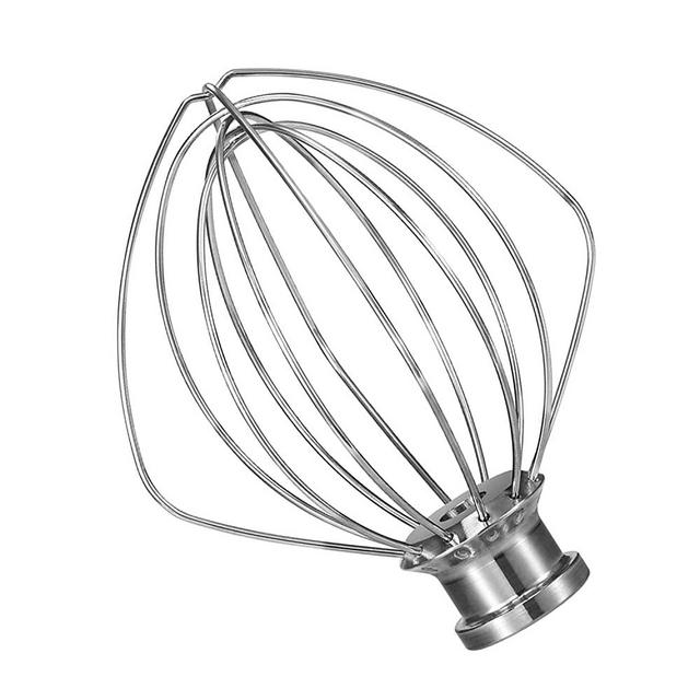 K45WW 6-Wire Whip Attachment for KitchenAid 4.5 Quart Tilt-Head Stand Mixer Stainless Steel Whisk for Kitchen Aid Mixer Accessory Replacement Parts