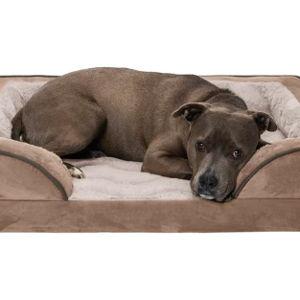 FurHaven | Sofa Dog Bed - Velvet Waves Perfect Comfort