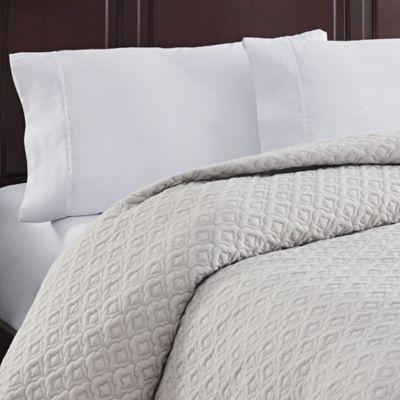 Bridge Street Anabelle Quilted Full/Queen Coverlet in Grey