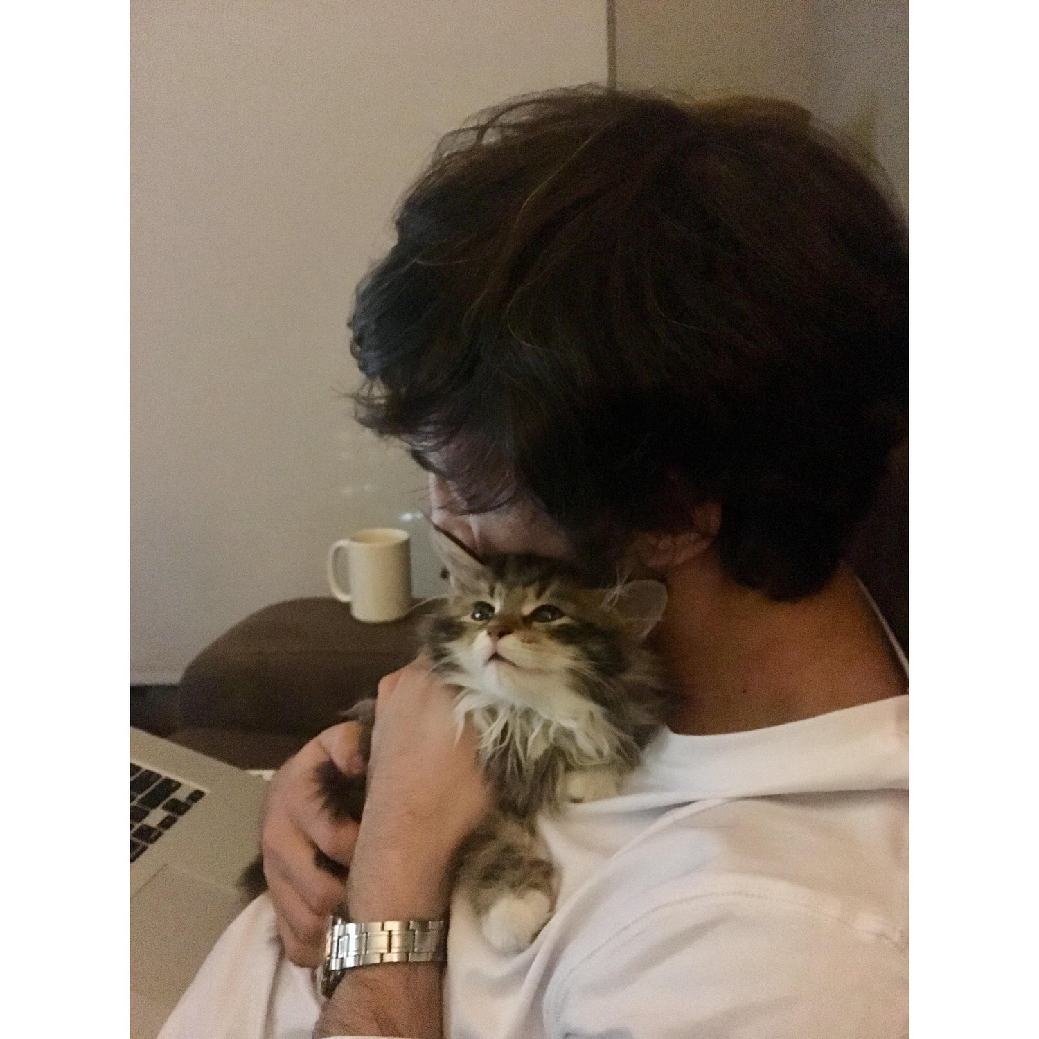 The first night with our baby boy Zinc!